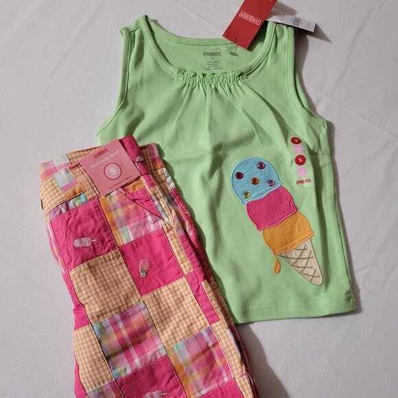 Gymboree Popsicle Party NWT size 5 AW shorts & shirt outfit. Mixed Bin Z24 - Picture 1 of 3